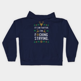 It's On Twitter Sweater Kids Hoodie